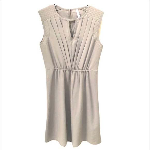 Xhilaration Dresses & Skirts - 2/$15 Xhilaration - Light Gray Silver Pleated Sleeveless Mini Dress Small